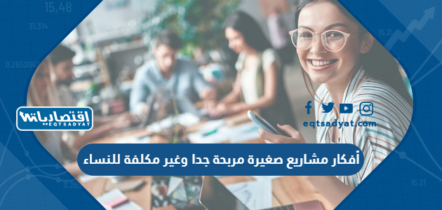 افكار مشاريع صغيرة مربحة جدا وغير مكلفة للنساء